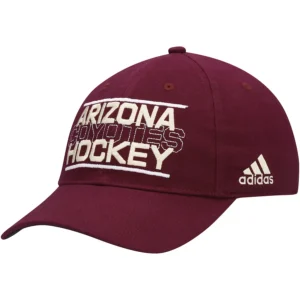 Arizona Coyotes adidas Garnet Slouch Flex Hat