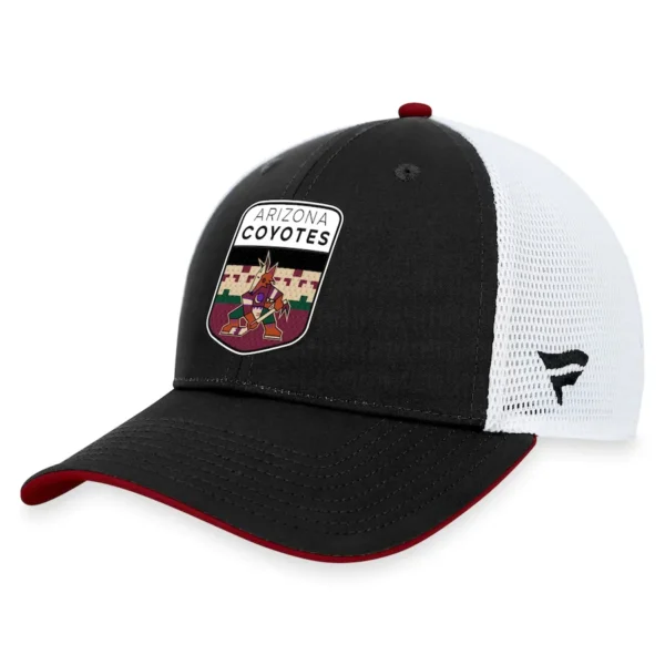 Arizona Coyotes Fanatics Branded Black 2023 NHL Draft On Stage Trucker Adjustable Hat