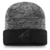 Arizona Coyotes Fanatics Branded Black Authentic Pro Travel & Training Cuffed Knit Hat