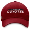 Arizona Coyotes Fanatics Branded Garnet Authentic Pro Rink Adjustable Hat