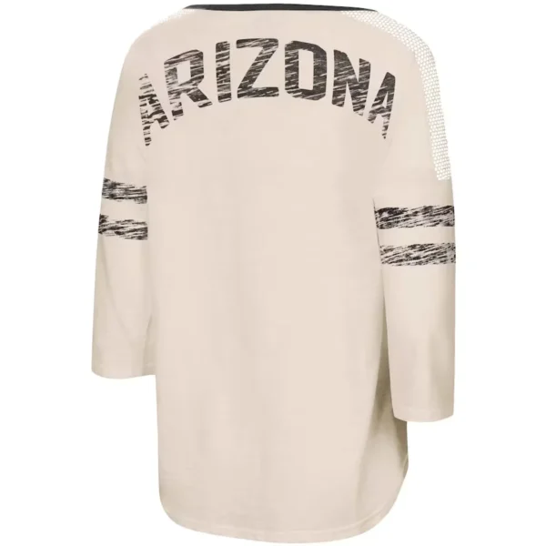 Women's Arizona Coyotes Starter Oatmeal Highlight 3/4 Sleeve T-Shirt